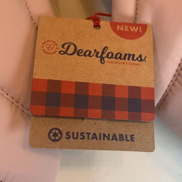 Dearfoams Frosted Plum XL Women’s Indoor/Outdoor Slippers New Machine Wash Lined - Picture 5 of 7